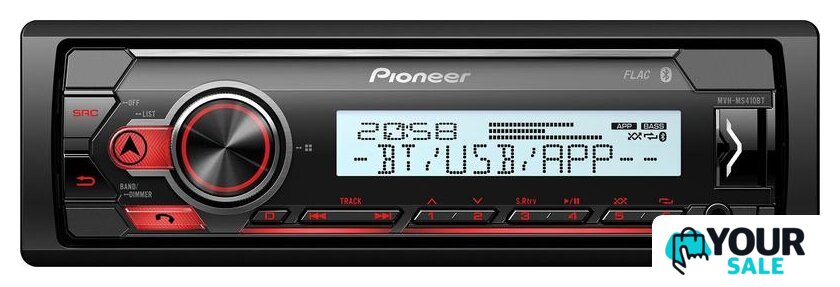 USB-магнитола Pioneer MVH-MS410BT - Изображение №1 — Интернет-магазин Your Sale