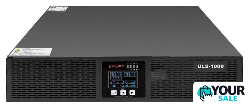 Источник бесперебойного питания ExeGate PowerExpert ULS-1000.LCD.AVR.C13.USB.RS232.SNMP.2U - Изображение №4 — Интернет-магазин Your Sale