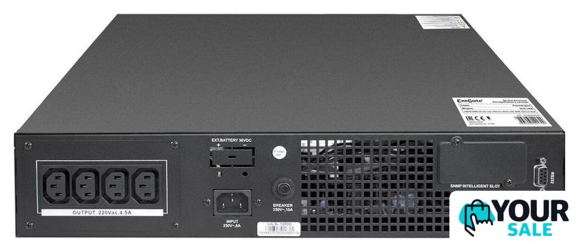 Источник бесперебойного питания ExeGate PowerExpert ULS-1000.LCD.AVR.C13.USB.RS232.SNMP.2U - Изображение №5 — Интернет-магазин Your Sale