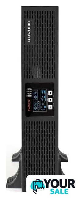 Источник бесперебойного питания ExeGate PowerExpert ULS-1000.LCD.AVR.C13.USB.RS232.SNMP.2U - Изображение №2 — Интернет-магазин Your Sale