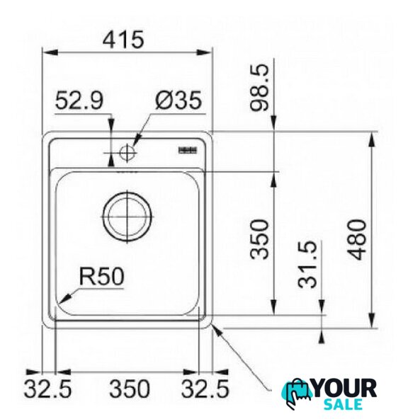 Кухонная мойка Franke BCX 610-42 TL 101.0689.880 - Изображение №2 — Интернет-магазин Your Sale