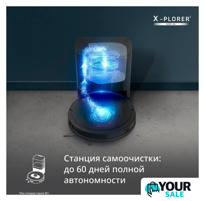 Робот-пылесос Tefal X-PLORER Serie 85+ RG87D5WH - Изображение №20 — Интернет-магазин Your Sale