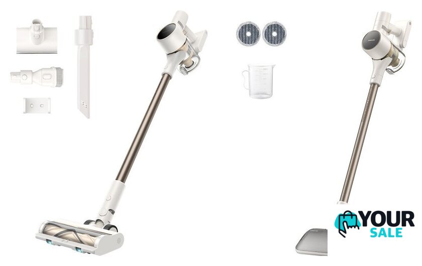 Пылесос Dreame Cordless Vacuum Cleaner R10s Aqua VZV25A (евровилка, белый) - Изображение №1 — Интернет-магазин Your Sale