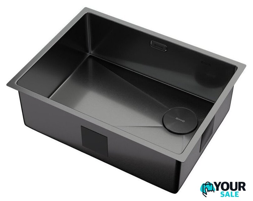 Кухонная мойка ZorG Zerox 59 U / IF Side SF PVD Gunblack - Изображение №2 — Интернет-магазин Your Sale