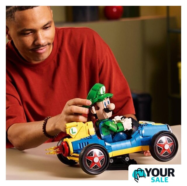 Конструктор LEGO Super Mario 72050 Mario Kart Luigi & Mach 8 - Изображение №5 — Интернет-магазин Your Sale