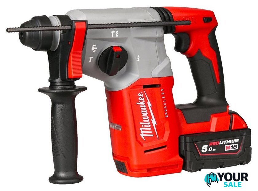 Перфоратор Milwaukee M18 BLH-502X 4933478894 (с 2-мя АКБ, кейс) - Изображение №2 — Интернет-магазин Your Sale