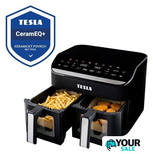 Аэрогриль (аэрофритюрница) Tesla Electronics DualHeat QD464 XXL - Изображение №4 — Интернет-магазин Your Sale