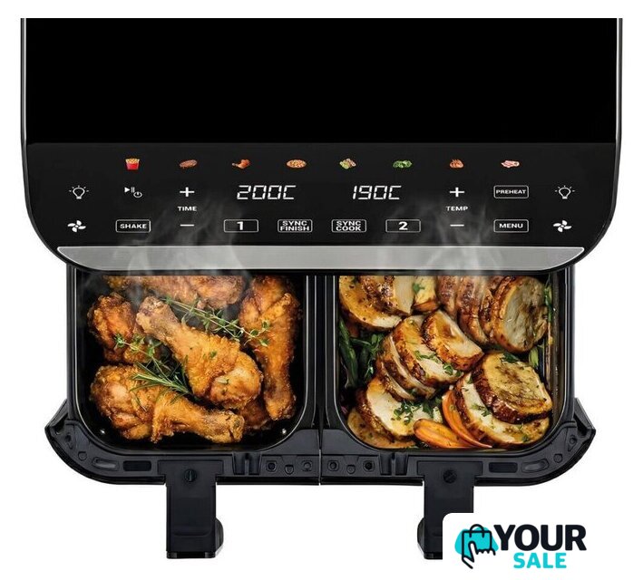 Аэрогриль (аэрофритюрница) Tesla Electronics DualHeat QD464 XXL - Изображение №5 — Интернет-магазин Your Sale