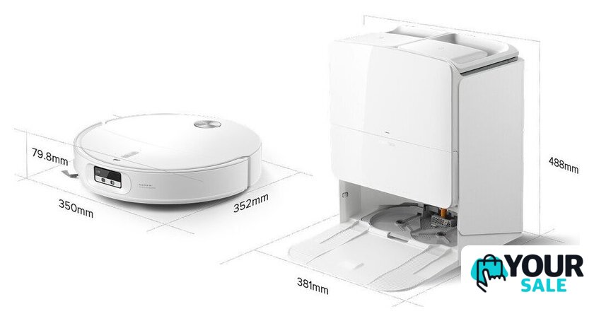 Робот-пылесос Roborock Qrevo Edge 2 Pro QE2P02-02 (белый) - Изображение №2 — Интернет-магазин Your Sale