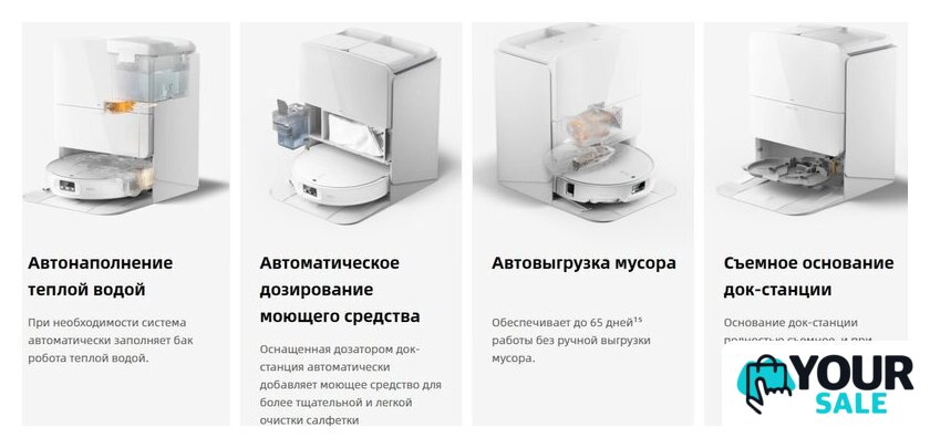 Робот-пылесос Roborock Qrevo Edge 2 Pro QE2P02-02 (белый) - Изображение №5 — Интернет-магазин Your Sale