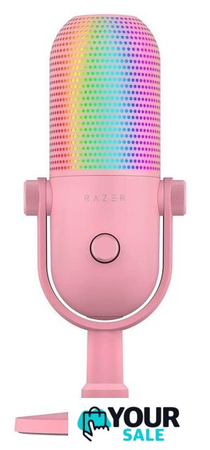Проводной микрофон Razer Seiren V3 Chroma Quartz Pink - Изображение №1 — Интернет-магазин Your Sale