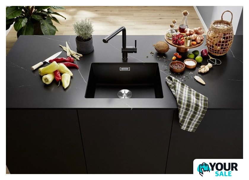 Кухонная мойка Blanco Subline 500-U Coloured Components 527798 (серый камень) - Изображение №3 — Интернет-магазин Your Sale