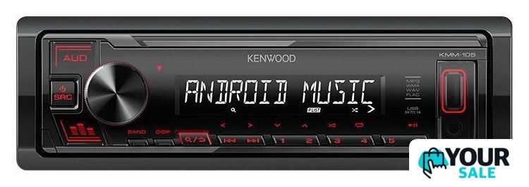 USB-магнитола Kenwood KMM-105 - Изображение №1 — Интернет-магазин Your Sale