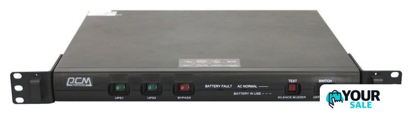 Источник бесперебойного питания Powercom King Pro RM KIN-600AP-RM-1U - Изображение №1 — Интернет-магазин Your Sale