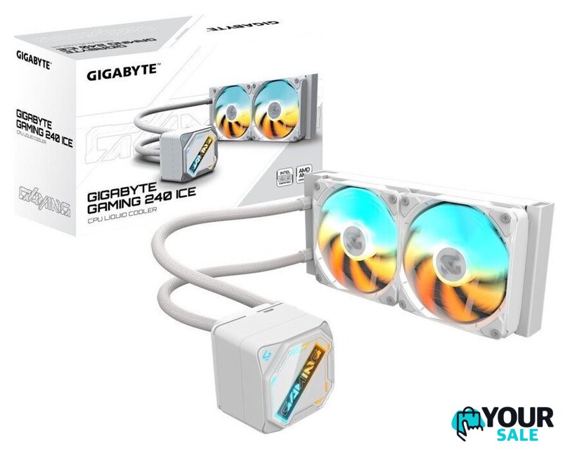 Система жидкостного охлаждения для процессора Gigabyte Gaming 240 Ice - Изображение №4 — Интернет-магазин Your Sale