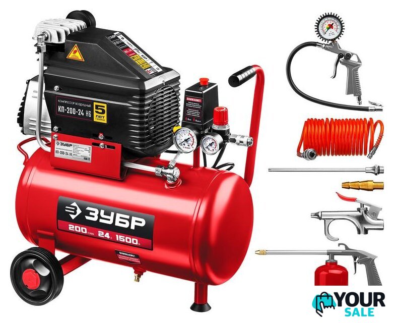 Компрессор Зубр КП-200-24 Н6 - Изображение №1 — Интернет-магазин Your Sale