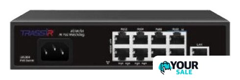 Неуправляемый коммутатор TRASSIR TR-NS1109-120-8PoE - Изображение №1 — Интернет-магазин Your Sale