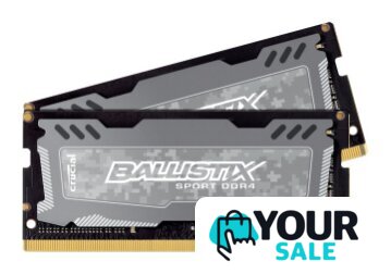 Оперативная память Crucial Ballistix Sport 2x4GB DDR4 SODIMM PC4-19200 [BLS2C4G4S240FSD] - Изображение №1 — Интернет-магазин Your Sale