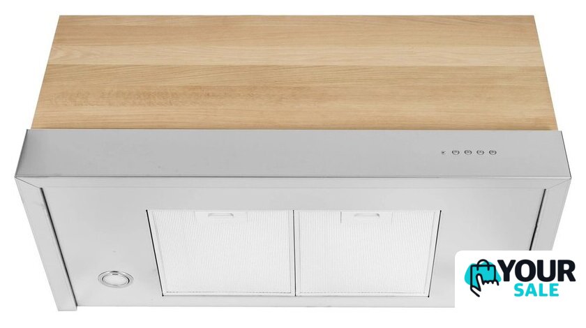 Кухонная вытяжка Elikor Фарм 90H-650-E3D (нержавеющая сталь/дуб неокрашенный) - Изображение №2 — Интернет-магазин Your Sale