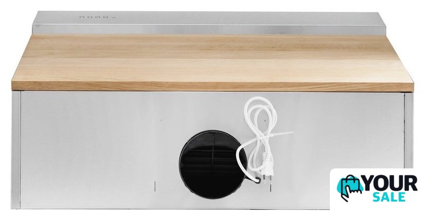 Кухонная вытяжка Elikor Фарм 90H-650-E3D (нержавеющая сталь/дуб неокрашенный) - Изображение №7 — Интернет-магазин Your Sale