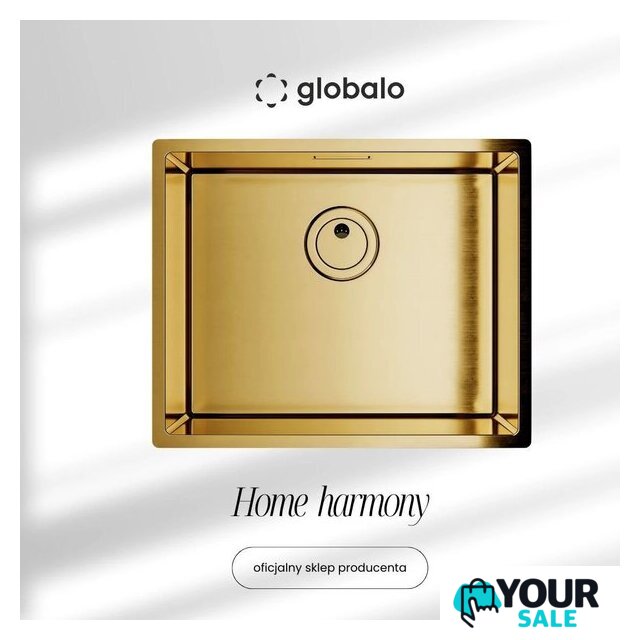 Кухонная мойка Globalo Riwolo 50.1 Gold - Изображение №1 — Интернет-магазин Your Sale