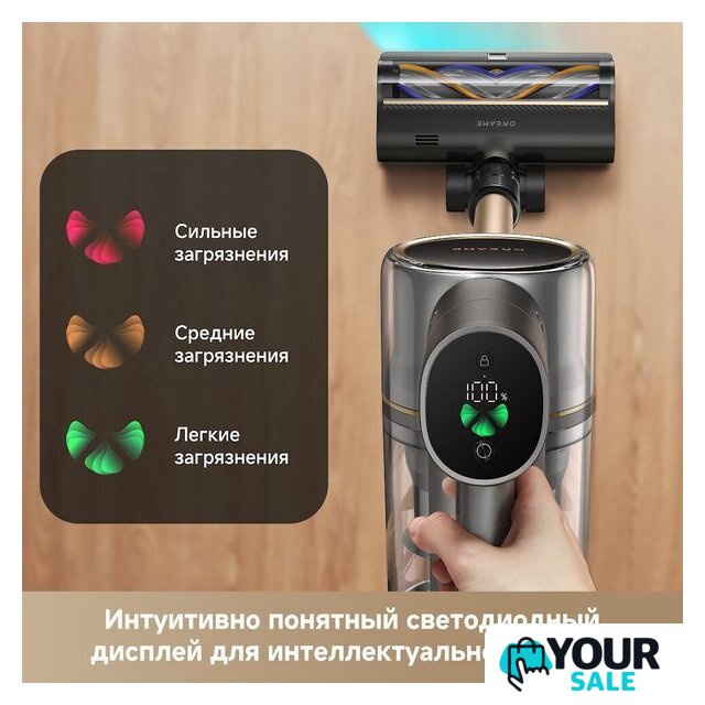 Пылесос Dreame R20 CE VRV60F (евровилка, серый) - Изображение №12 — Интернет-магазин Your Sale