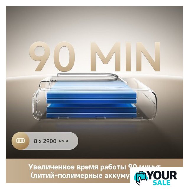 Пылесос Dreame R20 CE VRV60F (евровилка, серый) - Изображение №11 — Интернет-магазин Your Sale