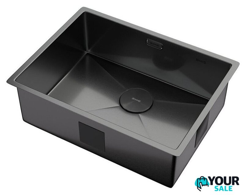 Кухонная мойка ZorG Zerox 59 U / IF PVD Gunblack - Изображение №2 — Интернет-магазин Your Sale