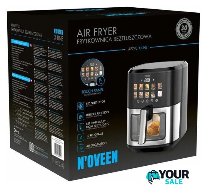 Аэрогриль (аэрофритюрница) Noveen AF770 X-Line - Изображение №16 — Интернет-магазин Your Sale