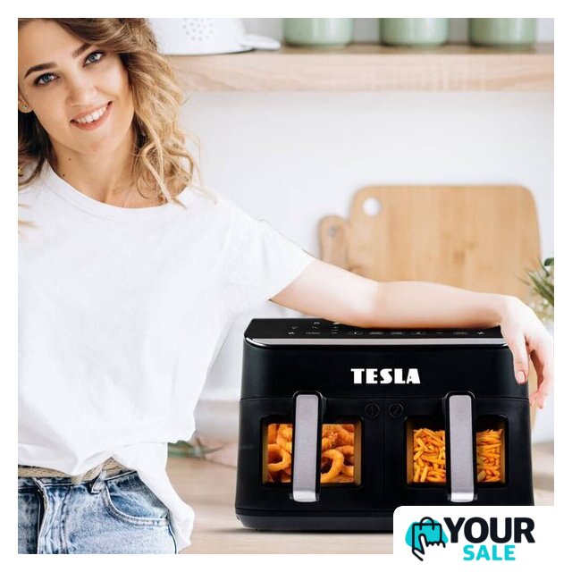 Аэрогриль (аэрофритюрница) Tesla Electronics DualZone Q460 XXL - Изображение №9 — Интернет-магазин Your Sale