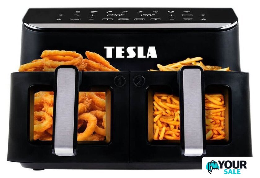 Аэрогриль (аэрофритюрница) Tesla Electronics DualZone Q460 XXL - Изображение №4 — Интернет-магазин Your Sale