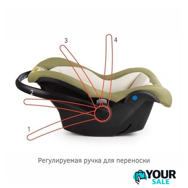 Детское автокресло Siger Дафни (оливковый) - Изображение №5 — Интернет-магазин Your Sale