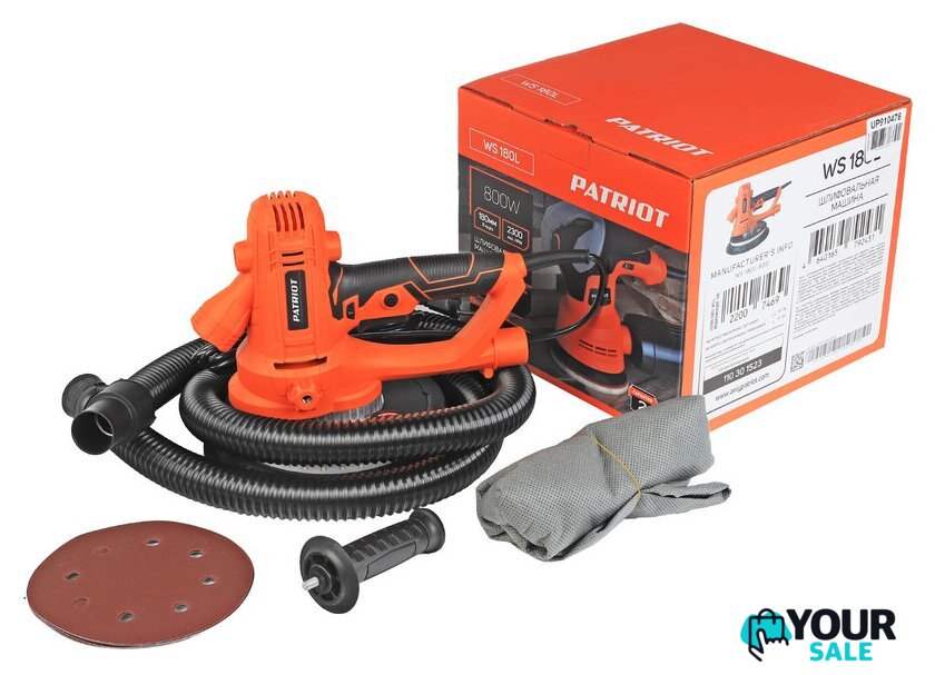 Шлифмашина для стен и потолков Patriot WS 180 L - Изображение №1 — Интернет-магазин Your Sale