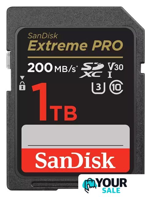 Карта памяти SanDisk Extreme PRO SDXC SDSDXXD-1T00-GN4IN 1TB - Изображение №1 — Интернет-магазин Your Sale