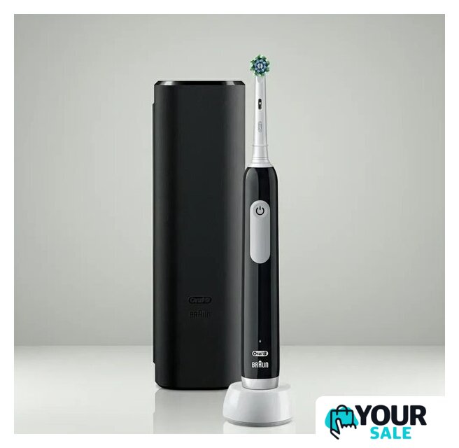 Электрическая зубная щетка Oral-B Pro Series 1 Travel Edition (черный) - Изображение №6 — Интернет-магазин Your Sale