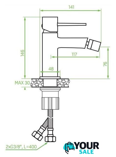 Смеситель Laveo Pola BAP 732D - Изображение №2 — Интернет-магазин Your Sale