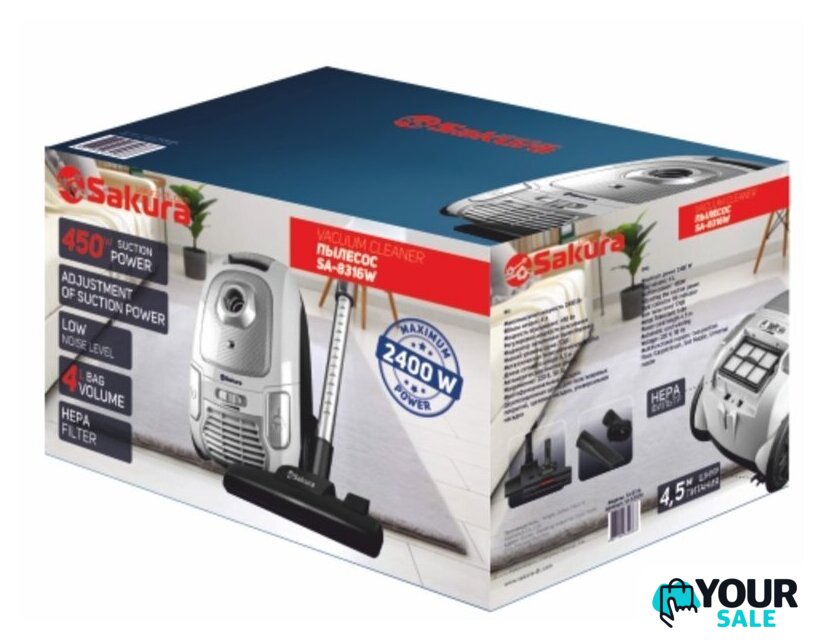 Пылесос Sakura SA-8316W - Изображение №2 — Интернет-магазин Your Sale
