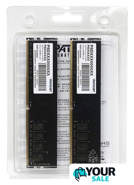 Оперативная память Patriot Signature Line 2x8GB DDR4 PC4-25600 PSD416G3200K - Изображение №4 — Интернет-магазин Your Sale