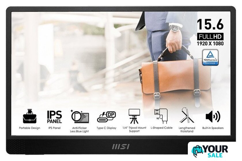 Портативный монитор MSI Pro MP161 E2 - Изображение №1 — Интернет-магазин Your Sale