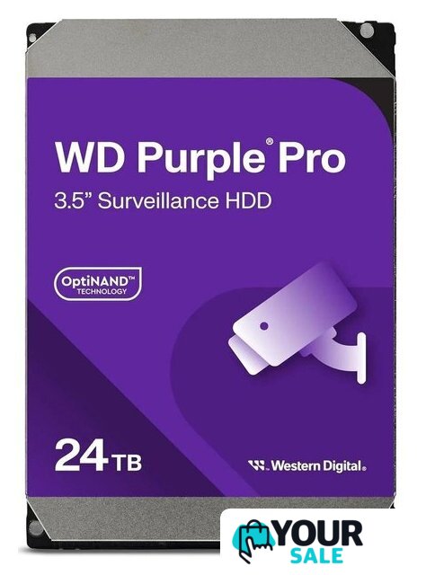 Жесткий диск WD Purple Pro 24TB WD241PURP - Изображение №1 — Интернет-магазин Your Sale