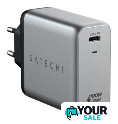 Сетевое зарядное Satechi 100W USB-C PD Wall Charger ST-UC100WSM-EU - Изображение №1 — Интернет-магазин Your Sale