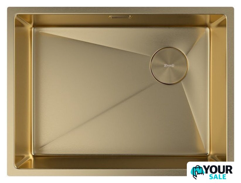 Кухонная мойка ZorG Zerox 59 U / IF Side SF PVD Gold - Изображение №3 — Интернет-магазин Your Sale