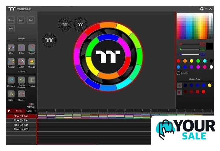 Система жидкостного охлаждения для процессора Thermaltake Floe DX RGB 360 TT Premium Edition CL-W255-PL12SW-A - Изображение №4 — Интернет-магазин Your Sale