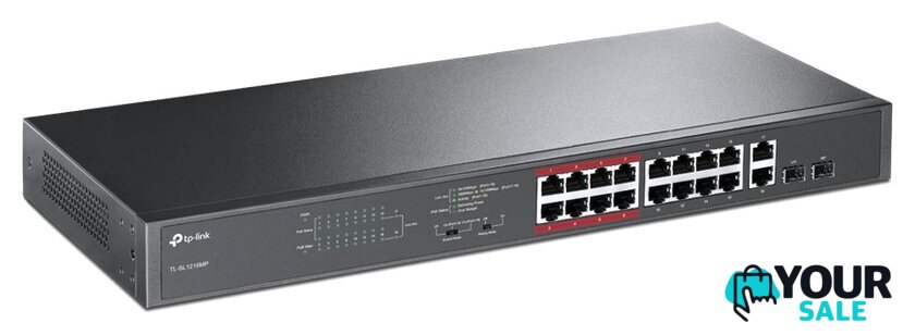 Неуправляемый коммутатор TP-Link TL-SL1218MP - Изображение №2 — Интернет-магазин Your Sale