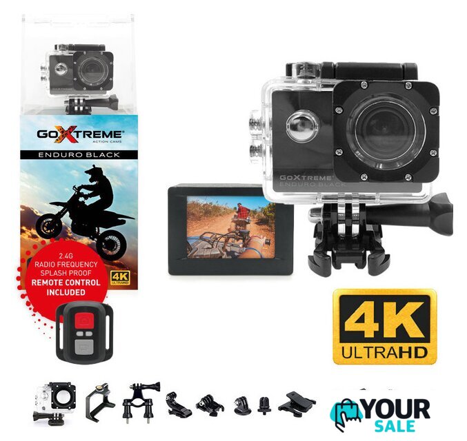 Экшен-камера GoXtreme Enduro Black 4K - Изображение №1 — Интернет-магазин Your Sale