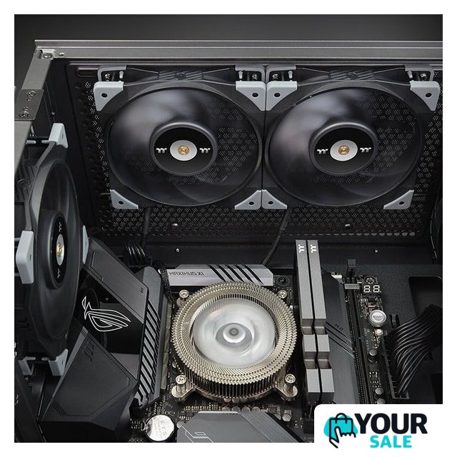 Комплект вентиляторов для корпуса Thermaltake ToughFan 14 2-Fan Pack CL-F085-PL14BL-A - Изображение №5 — Интернет-магазин Your Sale
