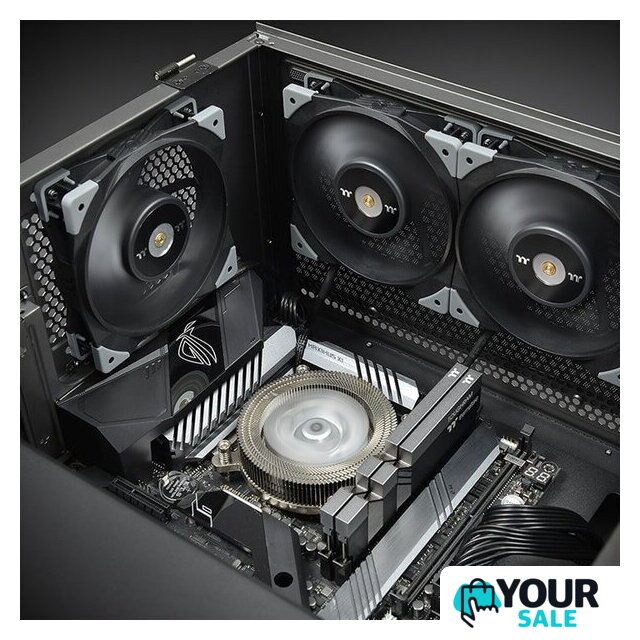 Комплект вентиляторов для корпуса Thermaltake ToughFan 14 2-Fan Pack CL-F085-PL14BL-A - Изображение №6 — Интернет-магазин Your Sale