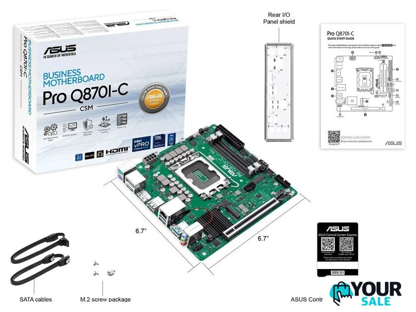 Материнская плата ASUS Pro Q870I-C-CSM - Изображение №6 — Интернет-магазин Your Sale