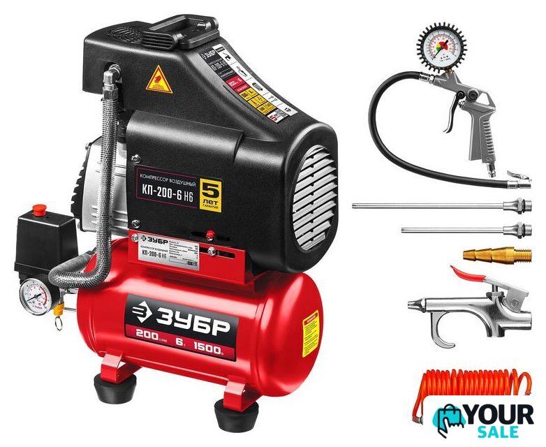 Компрессор Зубр КП-200-6 Н6 - Изображение №1 — Интернет-магазин Your Sale