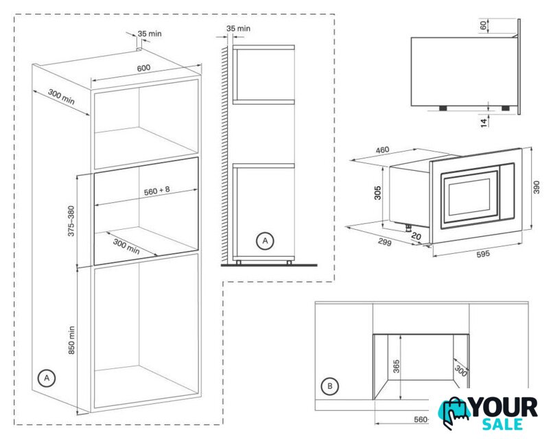 Микроволновая печь Krona Wirbel 60 BL - Изображение №19 — Интернет-магазин Your Sale